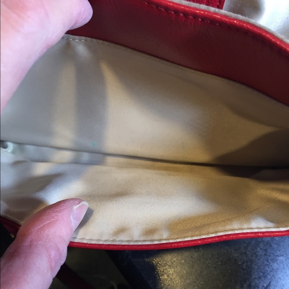 Red Coach Taylor Smooth Flap shoulder bag - Picture 7 of 8